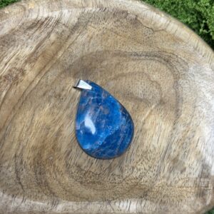 Pierre Plate goutte Apatie Bleue 35-45 mm Qualité AA